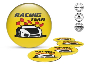 Car Rim Decal Brand Racing Apex
